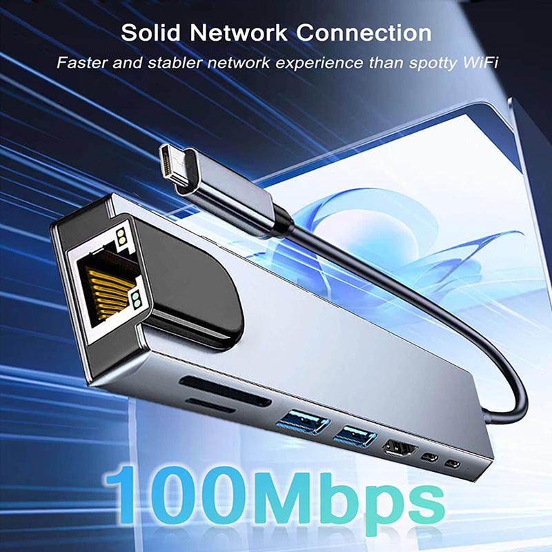 8 In 1 USB Type C Hub for MacB - Home Assistant Sd 评论和价格
