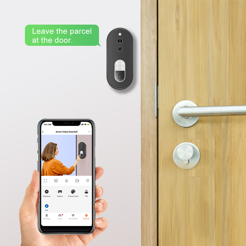 Tuya 1080P HD Wireless WiFi Vi - Smart Doorbell Wired 评论和价格