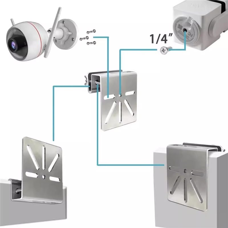 T24C 3 Pack Gutter Mount Brack - Eufy Camera S340 评论和价格