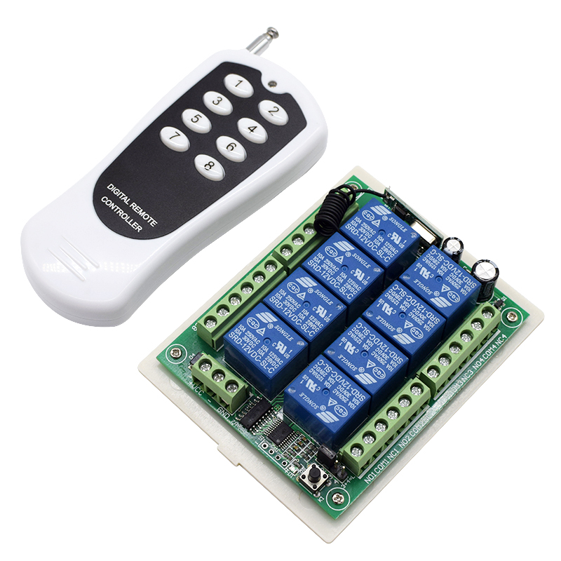 24V&12V DC 8 Channel Relay Rel - Shelly Relay Module 评论和价格