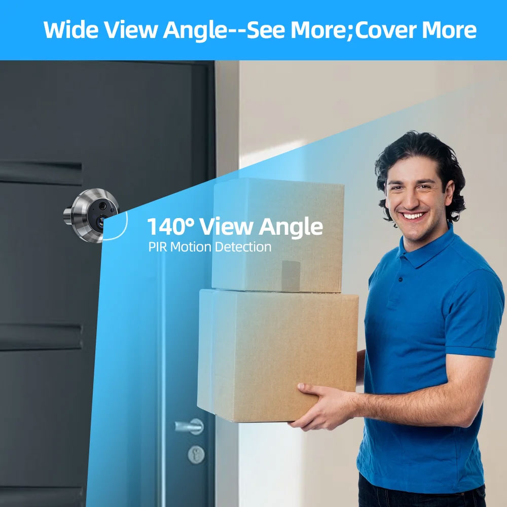 Tuya Smart 5MP 140° Wide View  - Smart Doorbell Wired 评论和价格