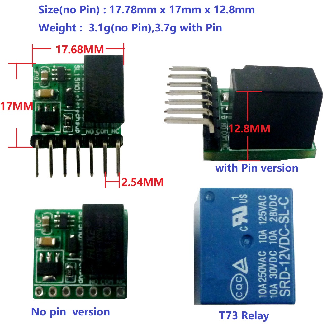 DC 9V 12V 24V 2A Mini Bistable - Shelly Relay Module 评论和价格