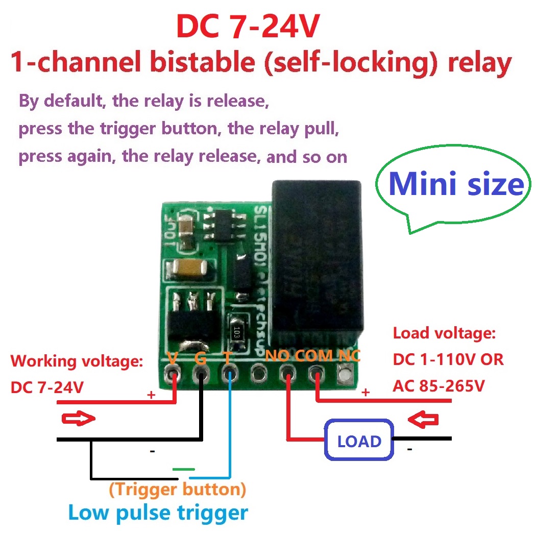 DC 9V 12V 24V 2A Mini Bistable - Shelly Relay Module 评论和价格