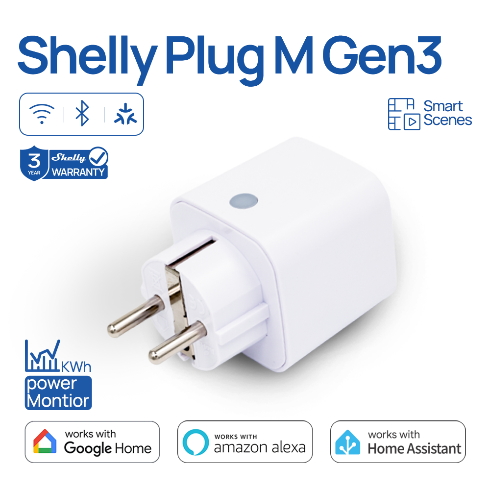 Shelly Plug M Gen3 WiFi Smart  - Shelly Relay Module 评论和价格
