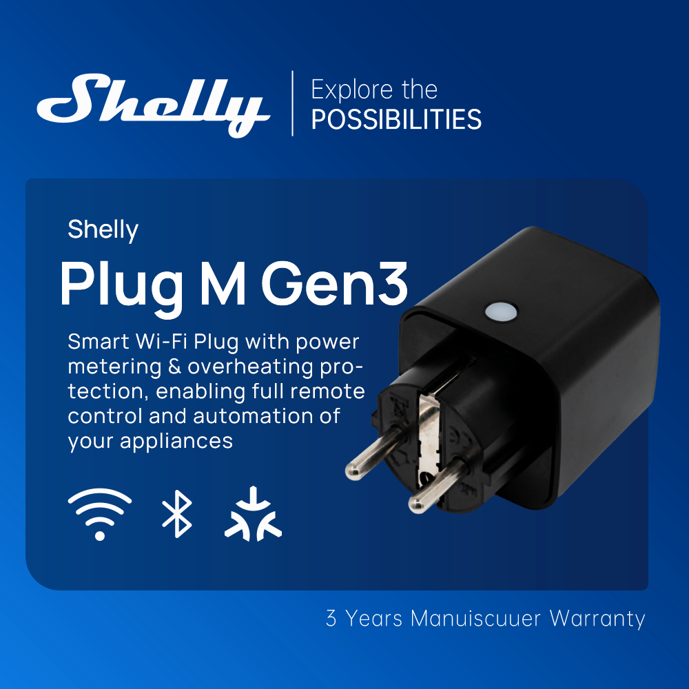Shelly Plug M Gen3 WiFi Smart  - Shelly Relay Module 评论和价格