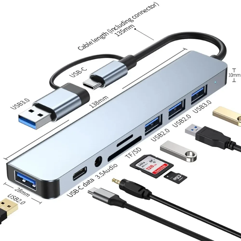 8 In 2 USB-C Hub With 3.0 SD/T - Home Assistant Sd 评论和价格