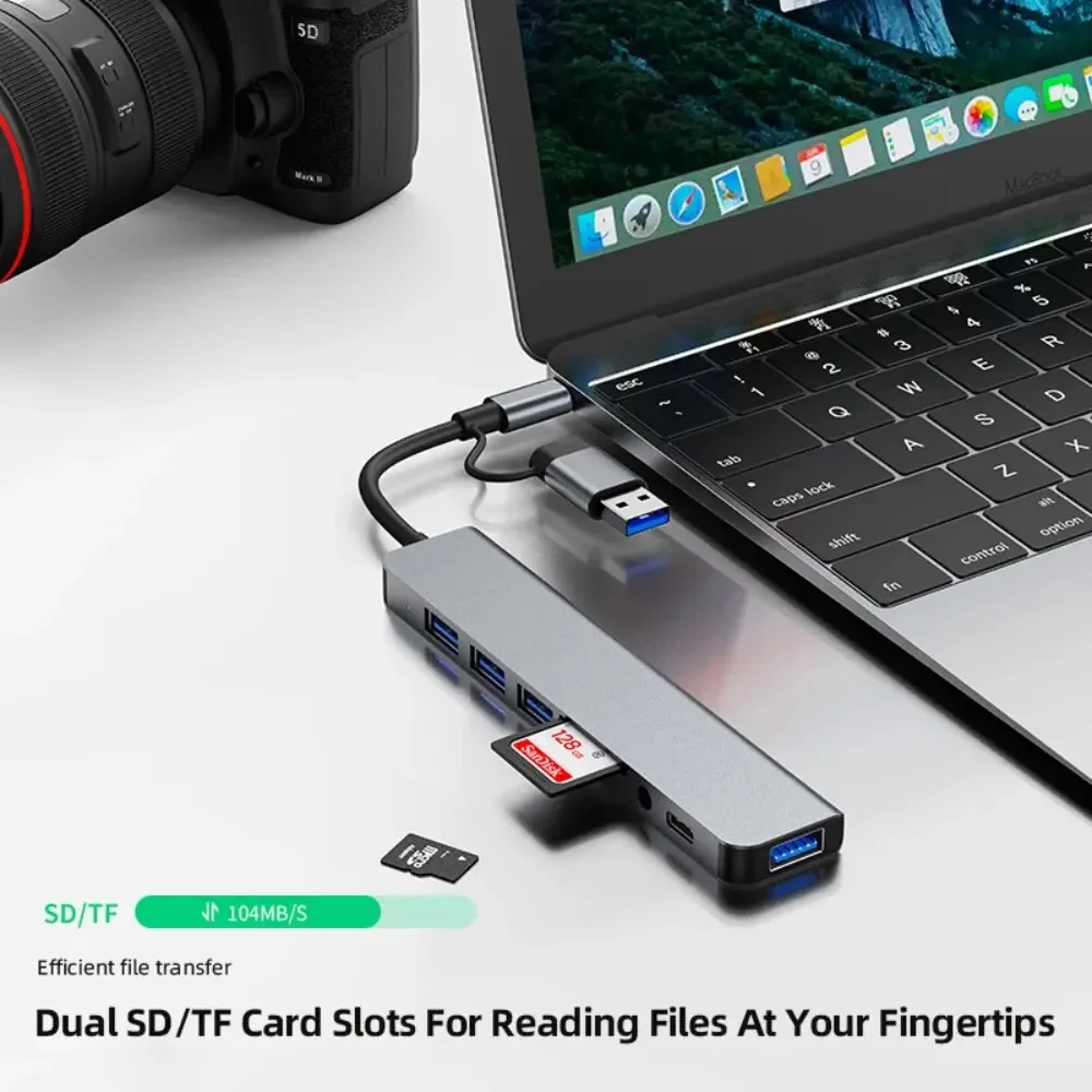 8 In 2 USB-C Hub With 3.0 SD/T - Home Assistant Sd 评论和价格