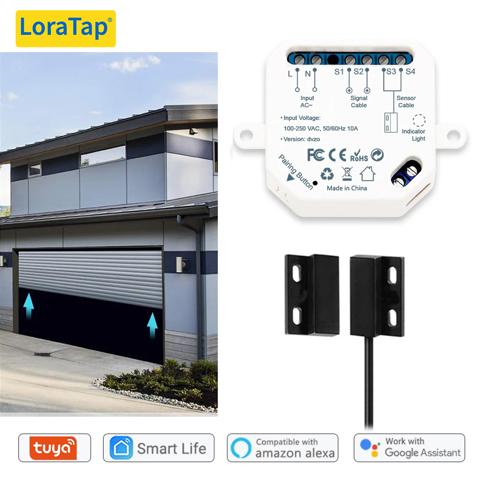 LoraTap Tuya Smart Life Garage - Home Automation Diy 评论和价格