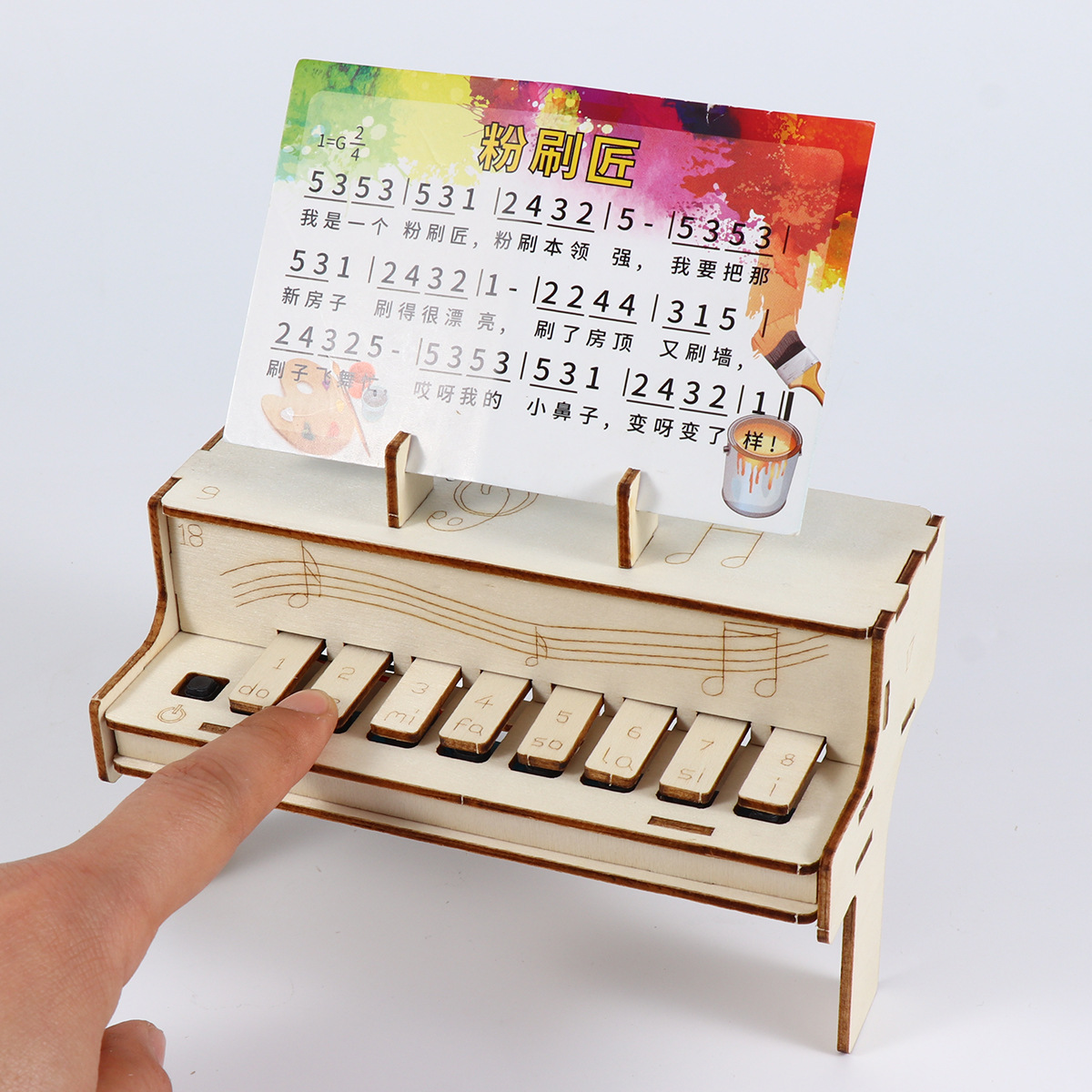 DIY Wooden Electronic Piano Mo - Diy Automation 评论和价格