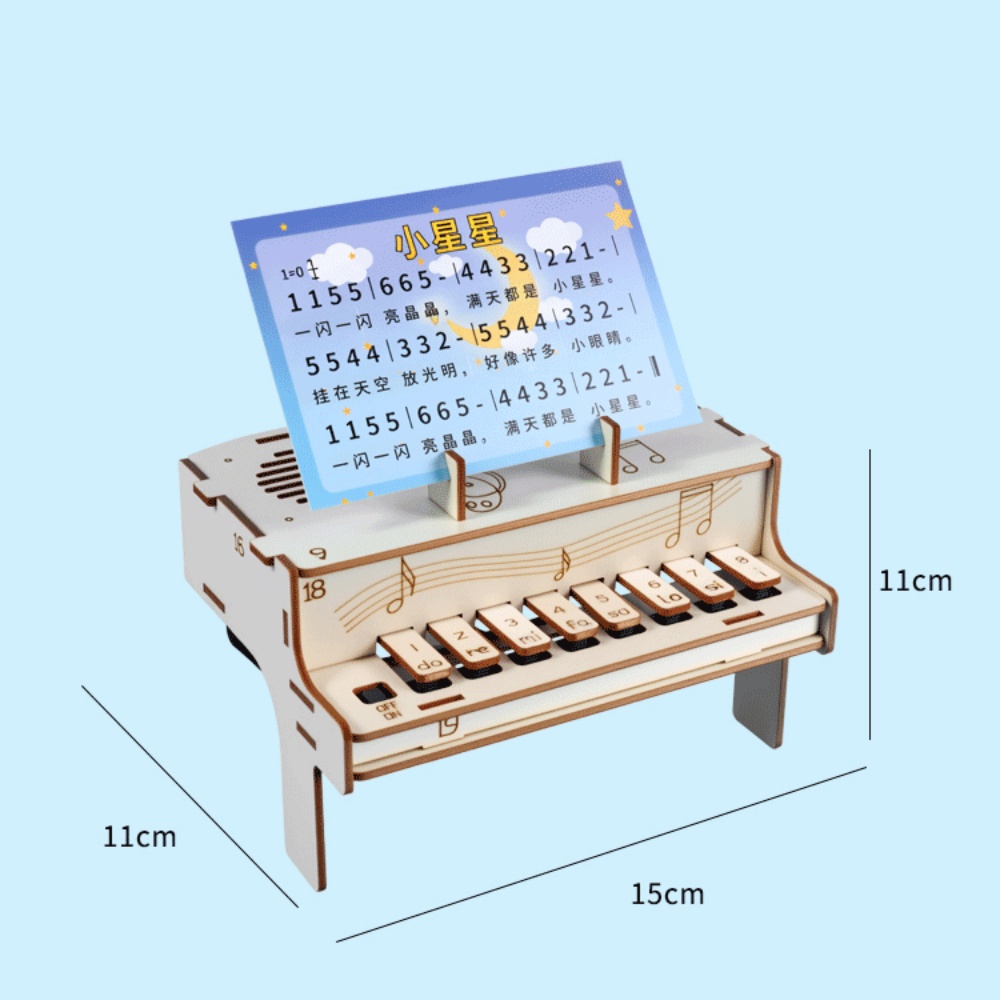 DIY Wooden Electronic Piano Mo - Diy Automation 评论和价格