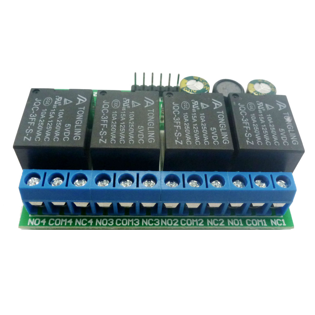 4ch DC 6V-24V Flip-Flop Latch  - Shelly Relay Module 评论和价格