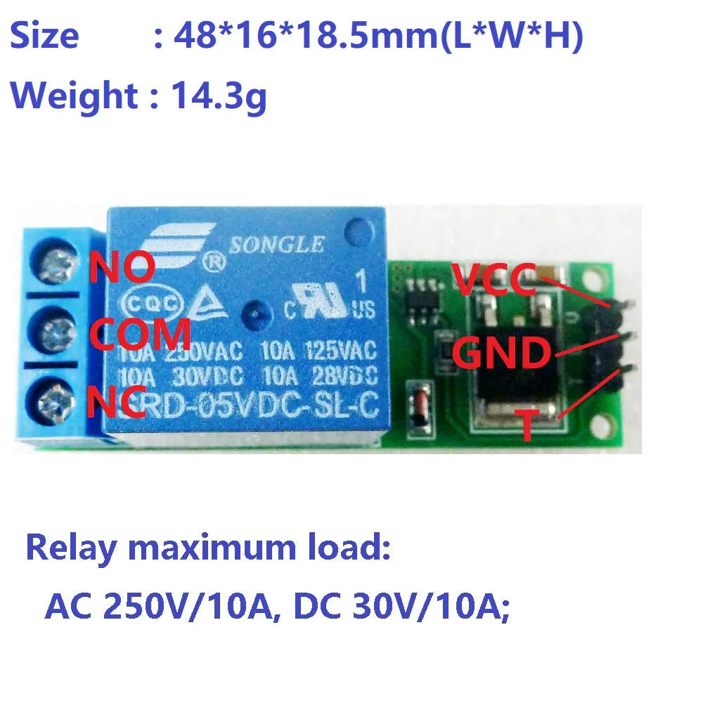 DC 6V 9V 12V 24V Flip-Flop Lat - Shelly Relay Module 评论和价格