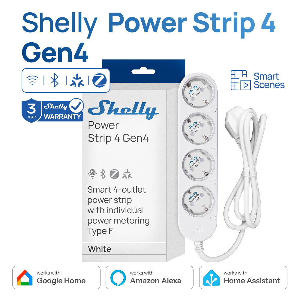 Shelly Power Strip 4 Gen4 Smar - Shelly Relay Module 评论和价格